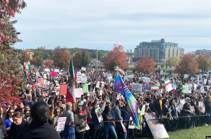 صدای راهپیمایی اعتراضی ایرانیان در تورنتو در فهرست نهایی جوایز صدای سال